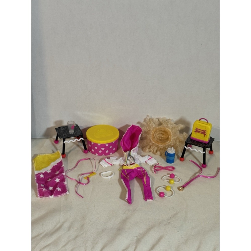 LOL OMG Vault Queen Doll Accessories Lot Clothes Outfit Hair Bag Bottle MGA